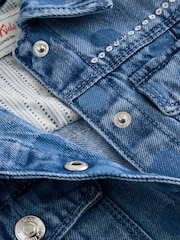 Blue Cath Kidston Printed Denim Western Jacket (3mths-7yrs) - Image 9 of 9