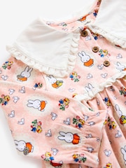Pink Cath Kidston Miffy Long Sleeve Collar Dress (3mths-7yrs) - Image 3 of 4