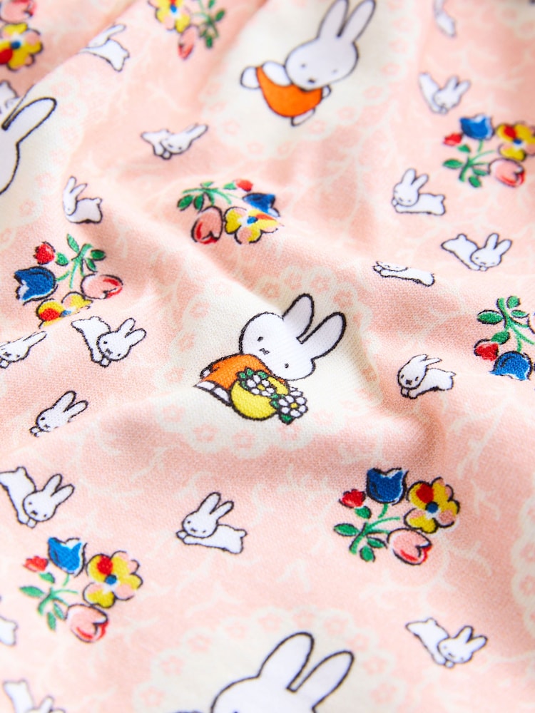 Pink Cath Kidston Miffy Long Sleeve Collar Dress (3mths-7yrs) - Image 4 of 4