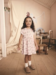 Pink Cath Kidston Jersey 100% Cotton Dress (3mths-7yrs) - Image 1 of 9