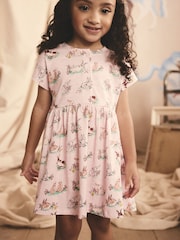 Pink Cath Kidston Jersey 100% Cotton Dress (3mths-7yrs) - Image 4 of 9