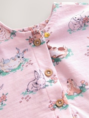 Pink Cath Kidston Jersey 100% Cotton Dress (3mths-7yrs) - Image 8 of 9