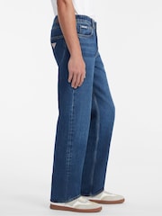 Guess Jeans Medium Blue Wash Wash Relaxed 100% Cotton Jeans - Image 3 of 7