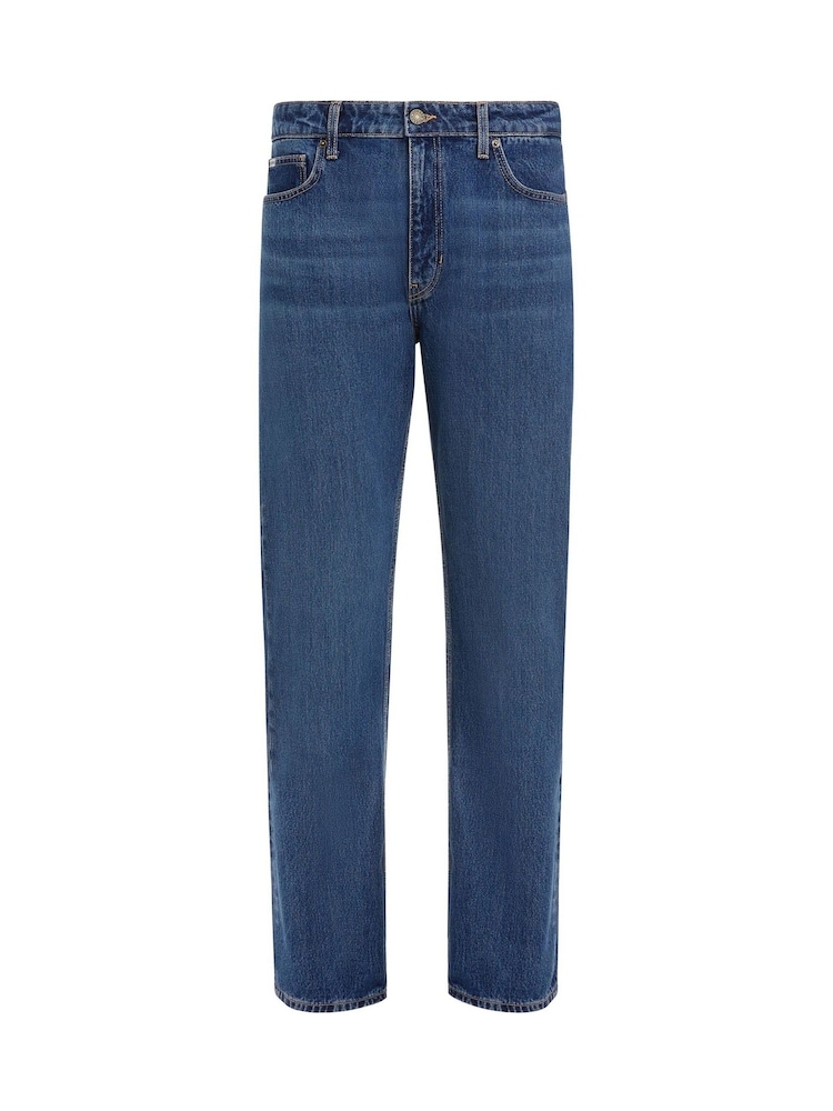 Guess Jeans Medium Blue Wash Wash Relaxed 100% Cotton Jeans - Image 7 of 7