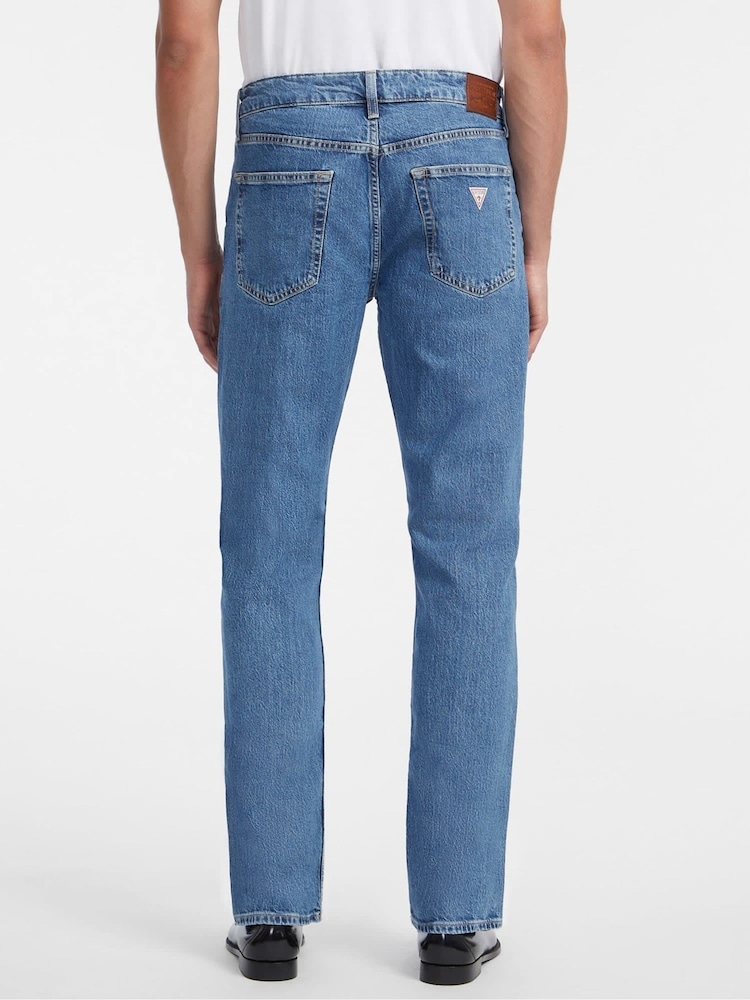 Albastru - Guess Jeans Croială dreaptă 100% Cotton Jeans - Image 3 of 6