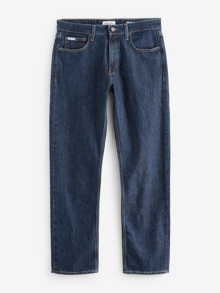 GUESS JEANS Blue Straight Leg Jeans - Image 7 of 7