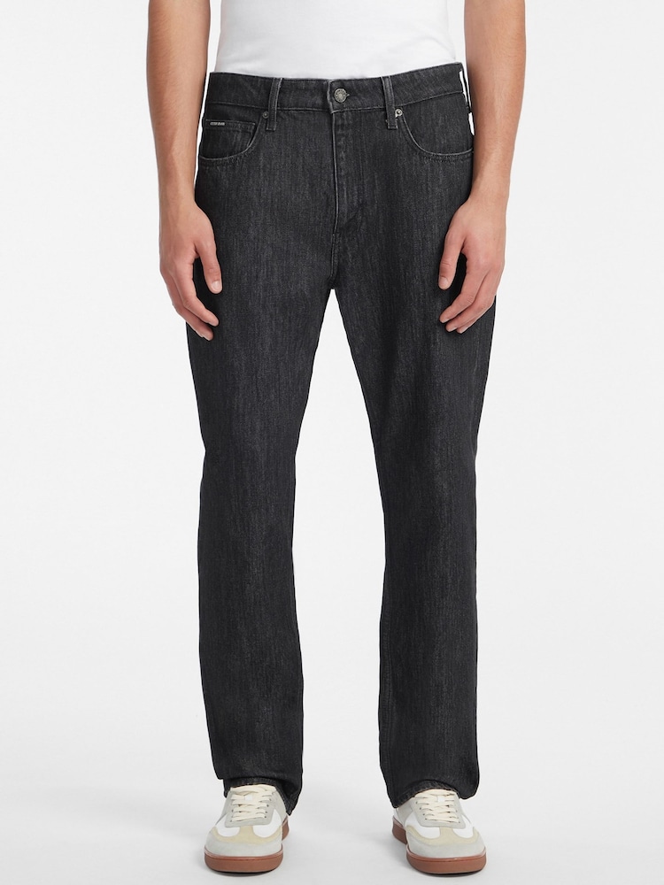 Guess Jeans Black Straight Leg 100% Cotton Jeans - Image 1 of 6