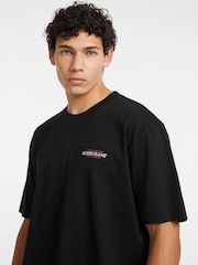 Guess Jeans Black Boxy Fit Back Graphic Logo 100% Cotton T-Shirt - Image 4 of 6