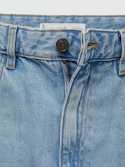 Mango Blue Miami Medium-Rise Straight Fit 100% Cotton Jeans - Image 7 of 7