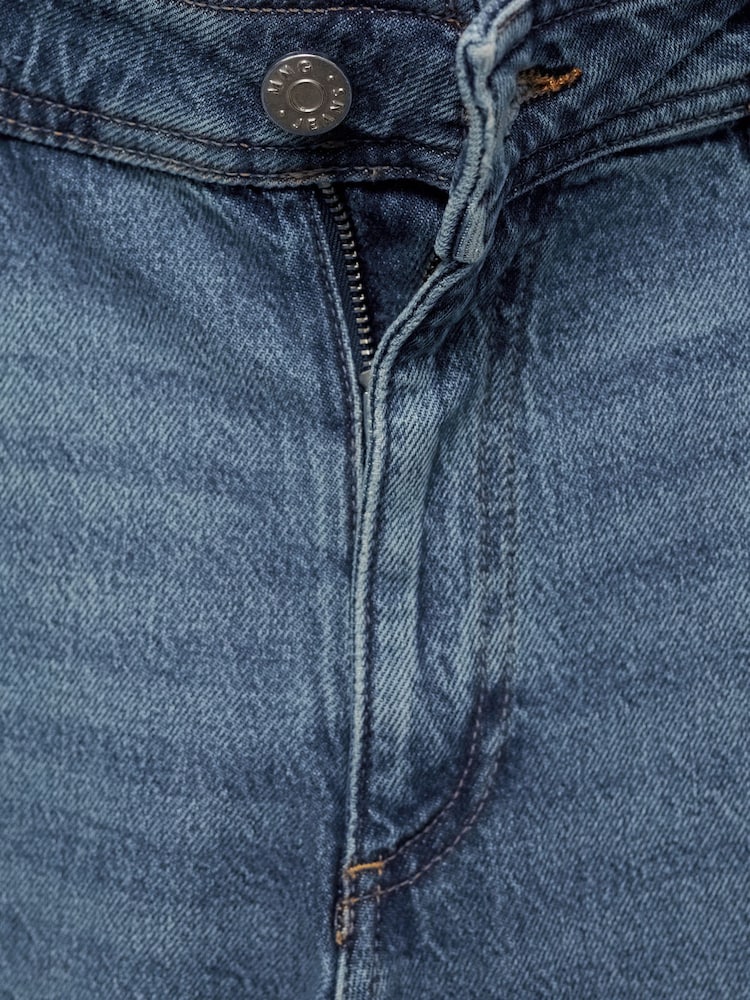Mango Blue Catherin Culotte High Waist Jeans - Image 10 of 10