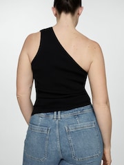 Mango Blue Catherin Culotte High Waist Jeans - Image 6 of 10