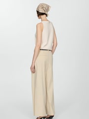 Mango Cream Ribbed Jersey Jacket - Image 3 of 7