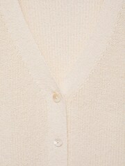 Mango Cream Ribbed Jersey Jacket - Image 7 of 7