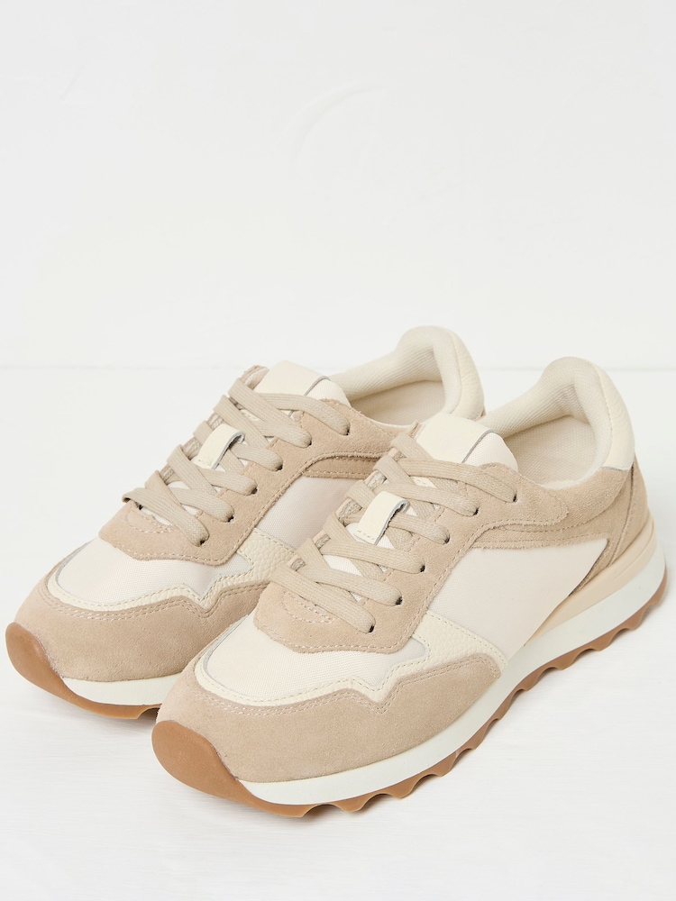 FatFace Natural Iva Runner Trainer - Image 2 of 3