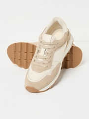 FatFace Natural Iva Runner Trainer - Image 3 of 3