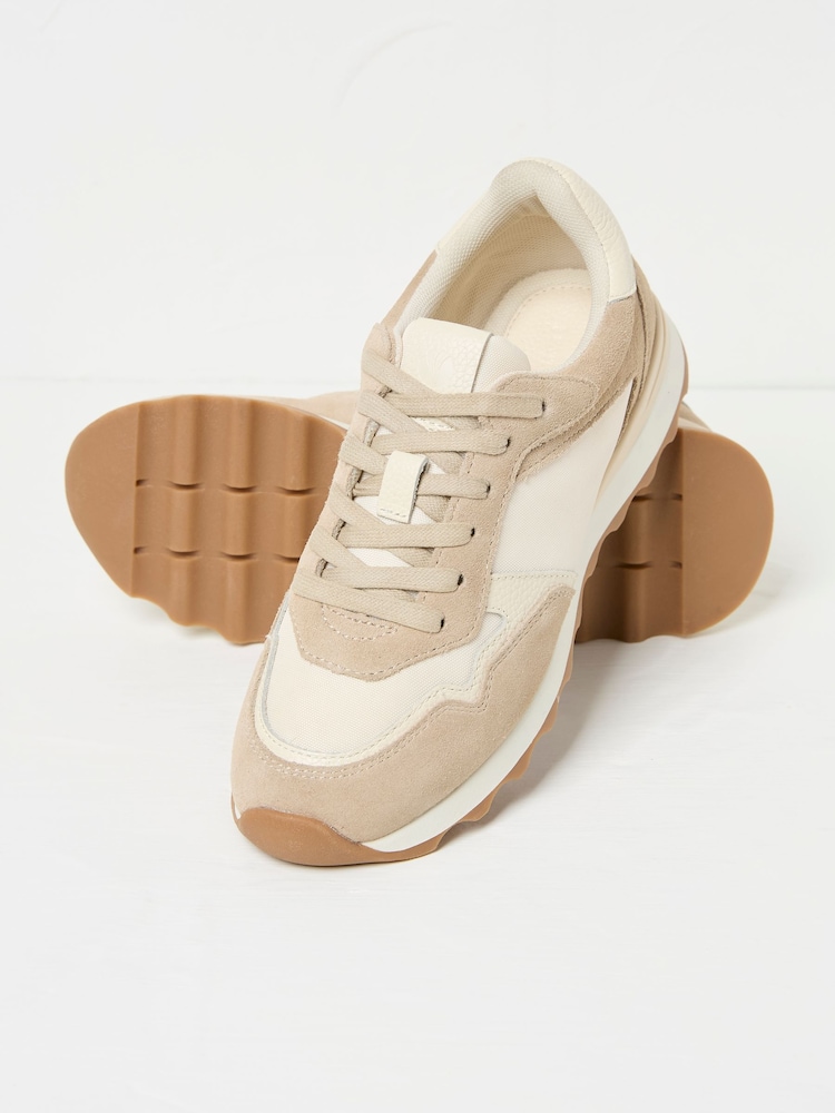 FatFace Natural Iva Runner Trainer - Image 3 of 3