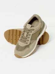 FatFace Khaki/Green Iva Runner Trainer - Image 3 of 3