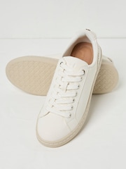 FatFace White Nora Lace Up Trainer - Image 6 of 6