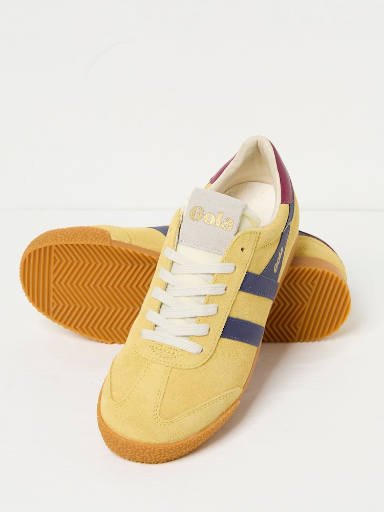 Gola Yellow Elan Trainers - Image 3 of 3