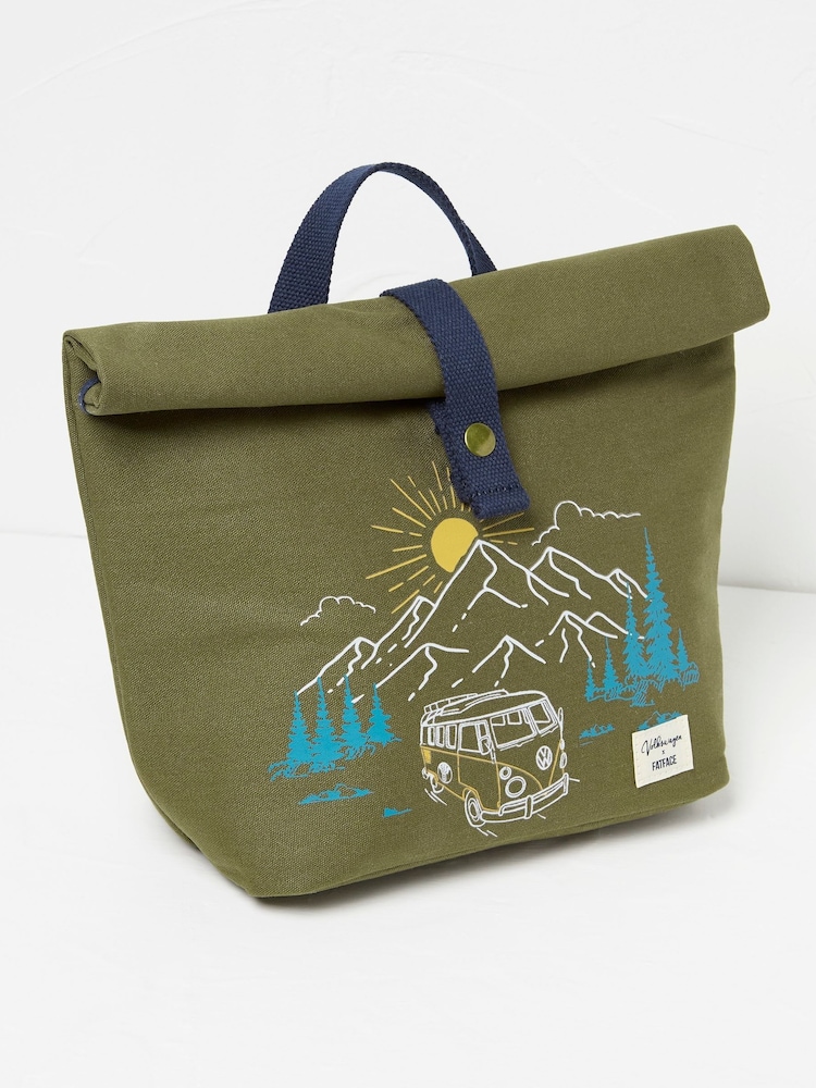 FatFace Green VW Camper Lunch Cool Bag - Image 1 of 2