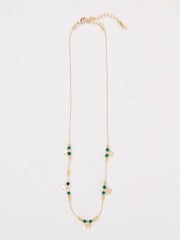 FatFace Gold Tone Star Necklace - Image 1 of 2