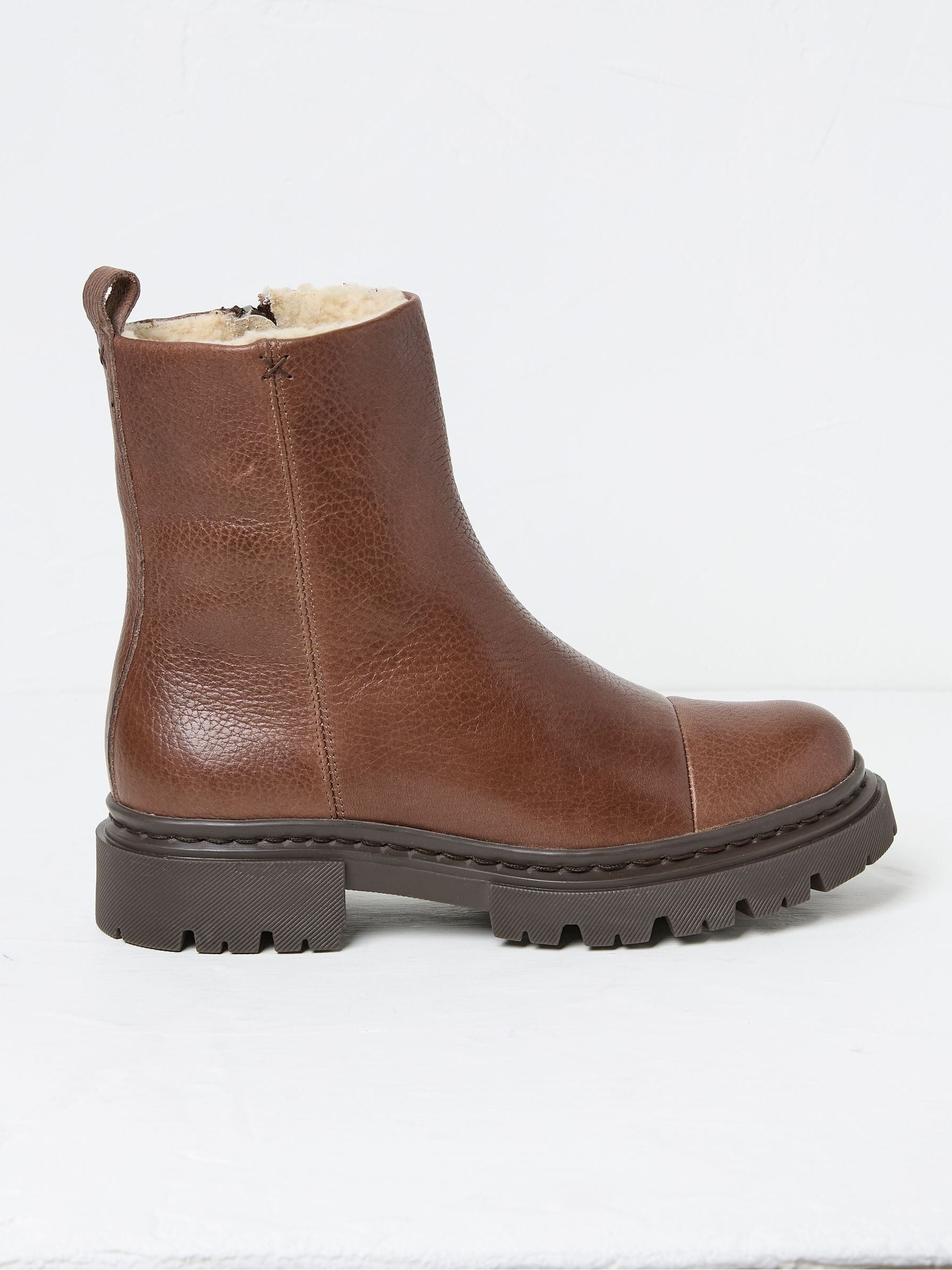Buy FatFace Winslie Chocolate Brown Chunky Boots from Next USA