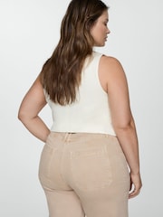 Mango Brown Catherin Culotte High Waist Jeans - Image 6 of 11