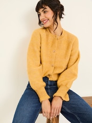 FatFace Carlee Knitted Button Front Cardigan - Slika 4 iz 6