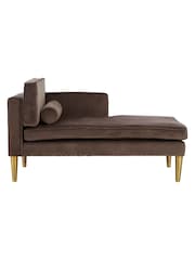 Fifty Five South Grey Louxor Chaise Lounge Chair - Image 1 of 6