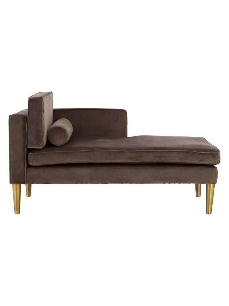 Fifty Five South Grey Louxor Chaise Lounge Chair - Image 1 of 6