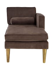 Fifty Five South Grey Louxor Chaise Lounge Chair - Image 3 of 6