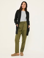 FatFace Black Hannah Textured Knitted Cardigan - Image 3 of 5