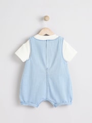 Denim Star Baby Denim Dungaree and Bodysuit Set (0mths-2yrs) - Image 2 of 9