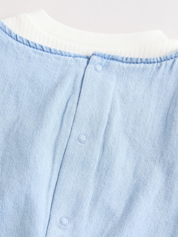 Denim Star Baby Denim Dungaree and Bodysuit Set (0mths-2yrs) - Image 6 of 9