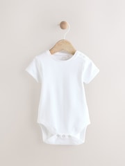 Neutral Stripe Baby Woven Dungaree and Bodysuit Set (0mths-2yrs) - Image 2 of 9