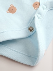 Blue Bear Baby Woven Dungaree and Bodysuit Set (0mths-2yrs) - Image 11 of 12