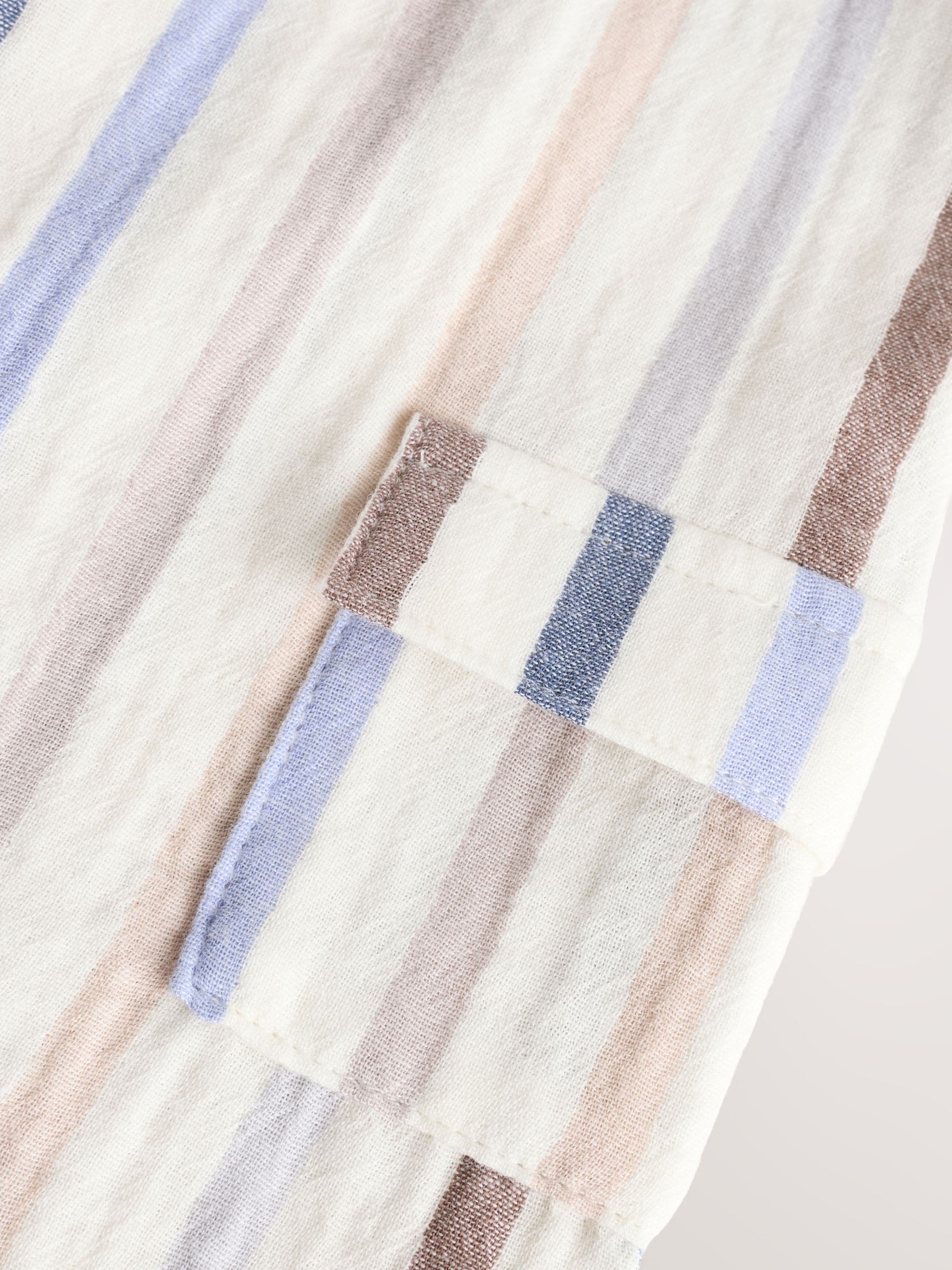 Buy Blue/White Stripe - Woven Baby Romper (0mths-2yrs) from Next Japan