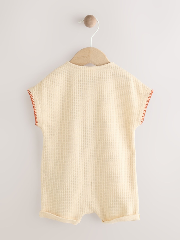 Neutral Sun Print Baby Romper (0mths-2yrs) - Image 7 of 12