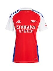 adidas Red Womens Arsenal Home 2024-25 Shirt - Image 2 of 3