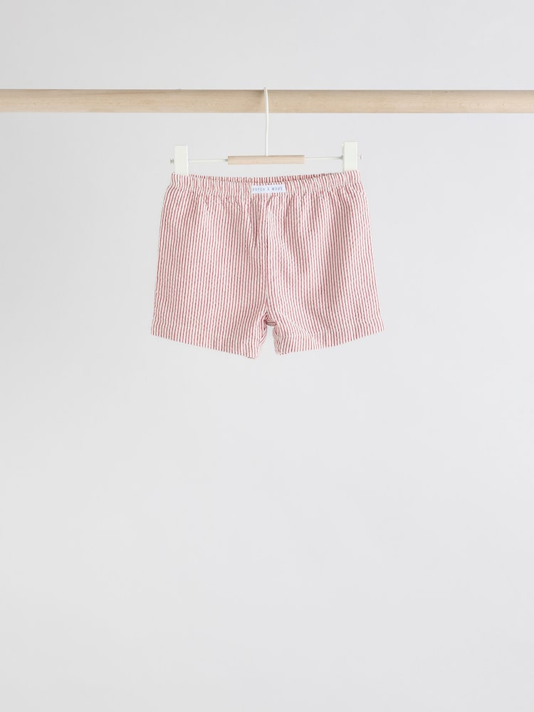 Blue/Red Boat Baby Tops and Shorts Set 6 Piece - Image 7 of 15