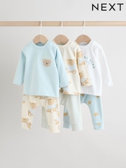 Blau/Bär - Baby-Tops und Leggings, 6-teiliges Set (0 Monate-2 Jahre) - Bild 19 von 19