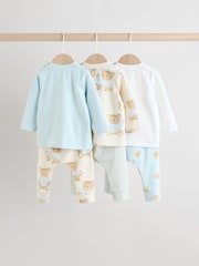 Blue Bear Baby Tops and Leggings 6 Piece Set - Image 2 of 18