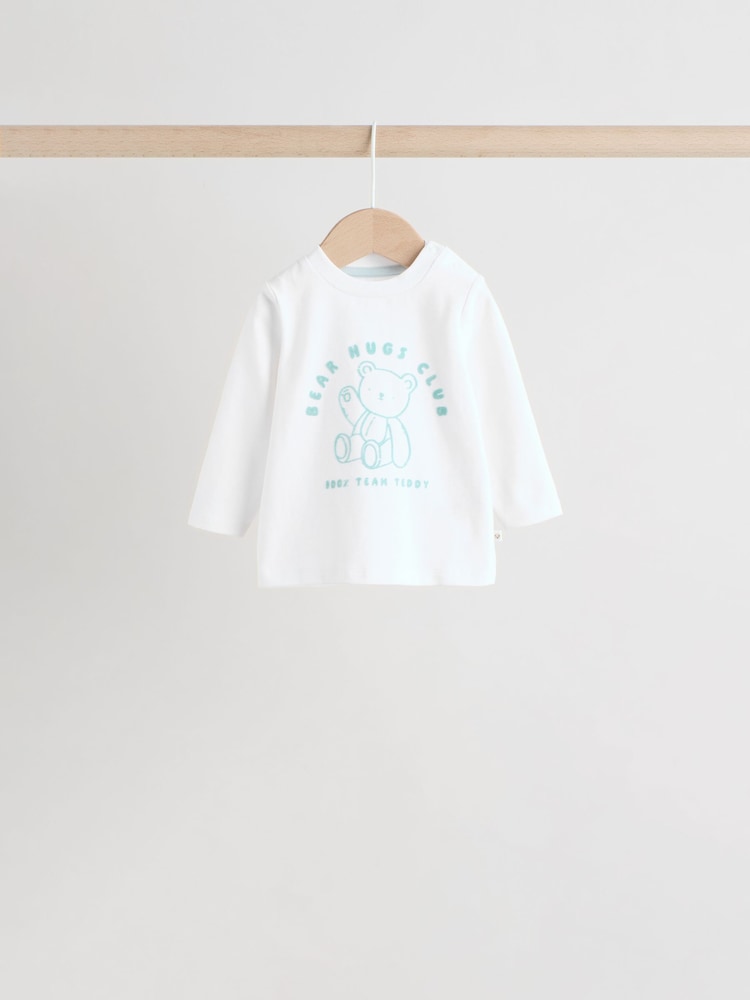 Blue Bear Baby Tops and Leggings 6 Piece Set - Image 7 of 18