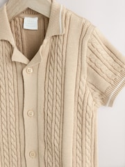 Neutral Baby Knitted 100% Cotton Romper (0mths-3yrs) - Image 3 of 7
