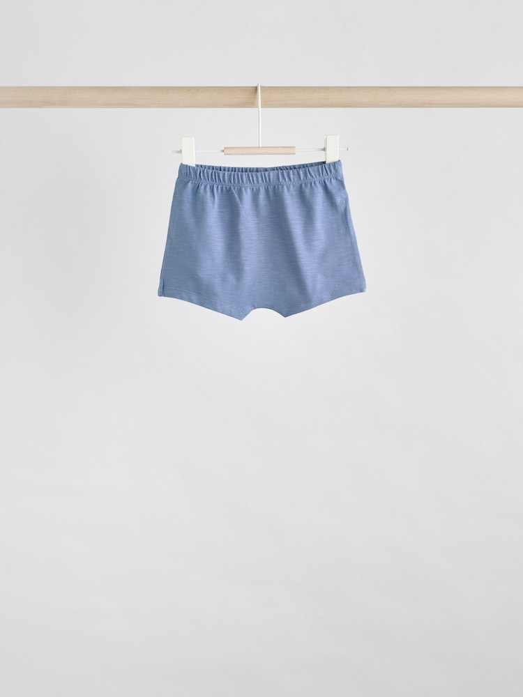 Navy Checkerboard Baby Tops and Shorts Set 6 Piece - Image 4 of 14