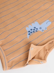 Blau/Neutral - Baby Kurzärmelige T-Shirts im 4er-Pack - Bild 10 von 12