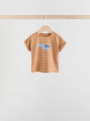 Blau/Neutral - Baby Kurzärmelige T-Shirts im 4er-Pack - Bild 3 von 12