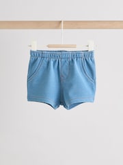 Blue Baby Jersey Denim Shorts 2 Pack - Image 3 of 8