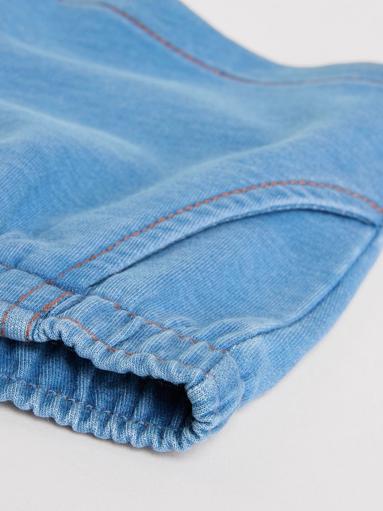 Blue Baby Jersey Denim Shorts 2 Pack - Image 8 of 8