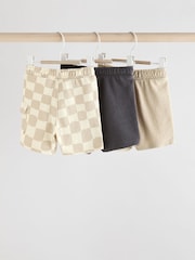 Mono Checkerboard Jersey 100% Cotton Baby Shorts 3 Pack - Image 2 of 10
